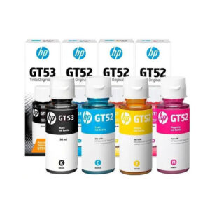 Pack de Tintas HP GT52 y GT53 Cian, Magenta, Amarillo, Negro