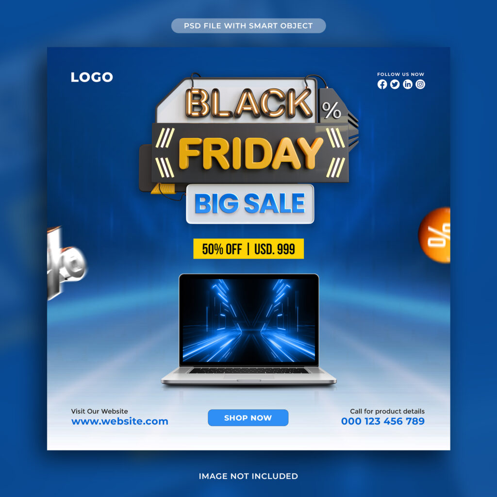 Black Friday Big Sale Social Media